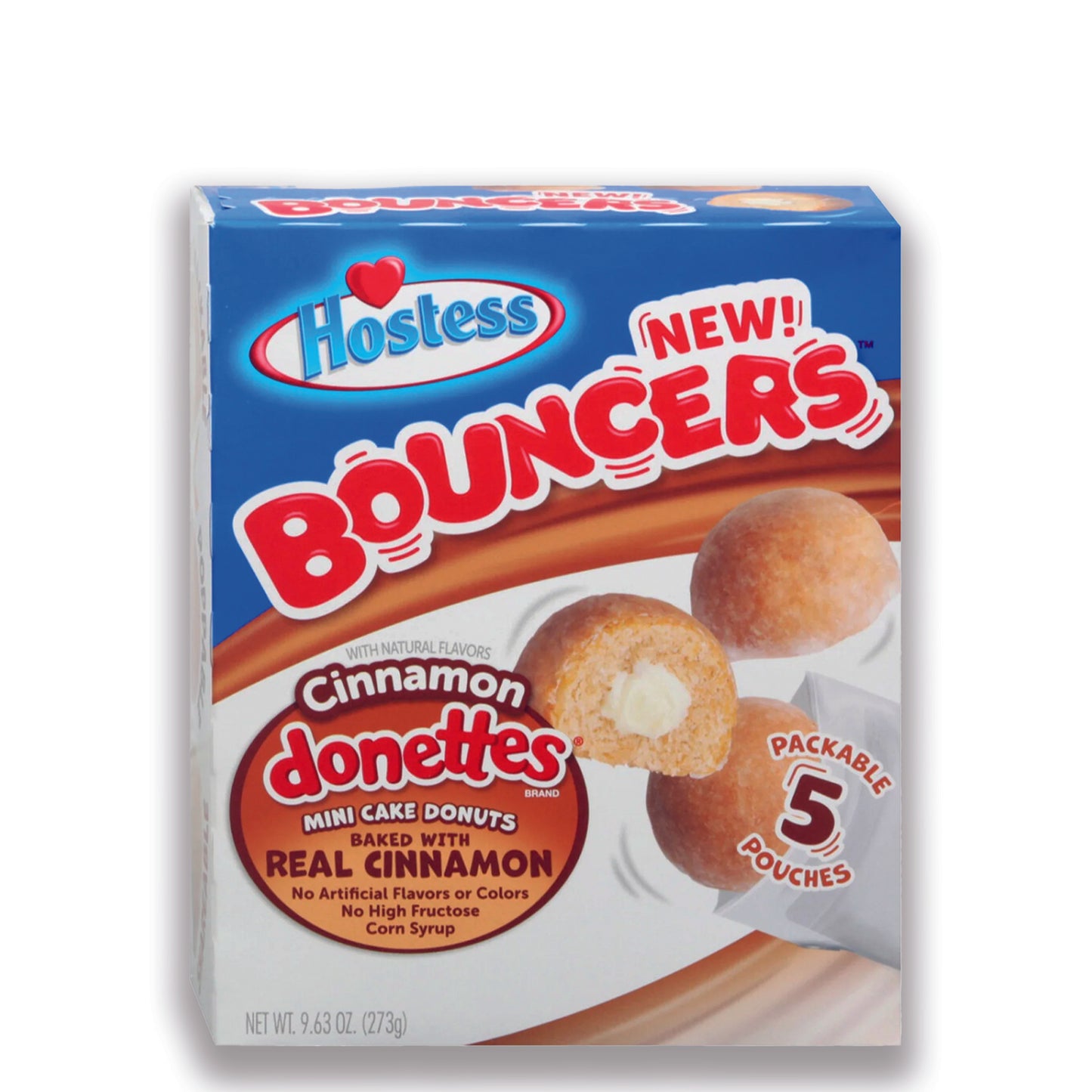 HOSTESS BOUNCERS CINNAMON 273G MHD 03/25