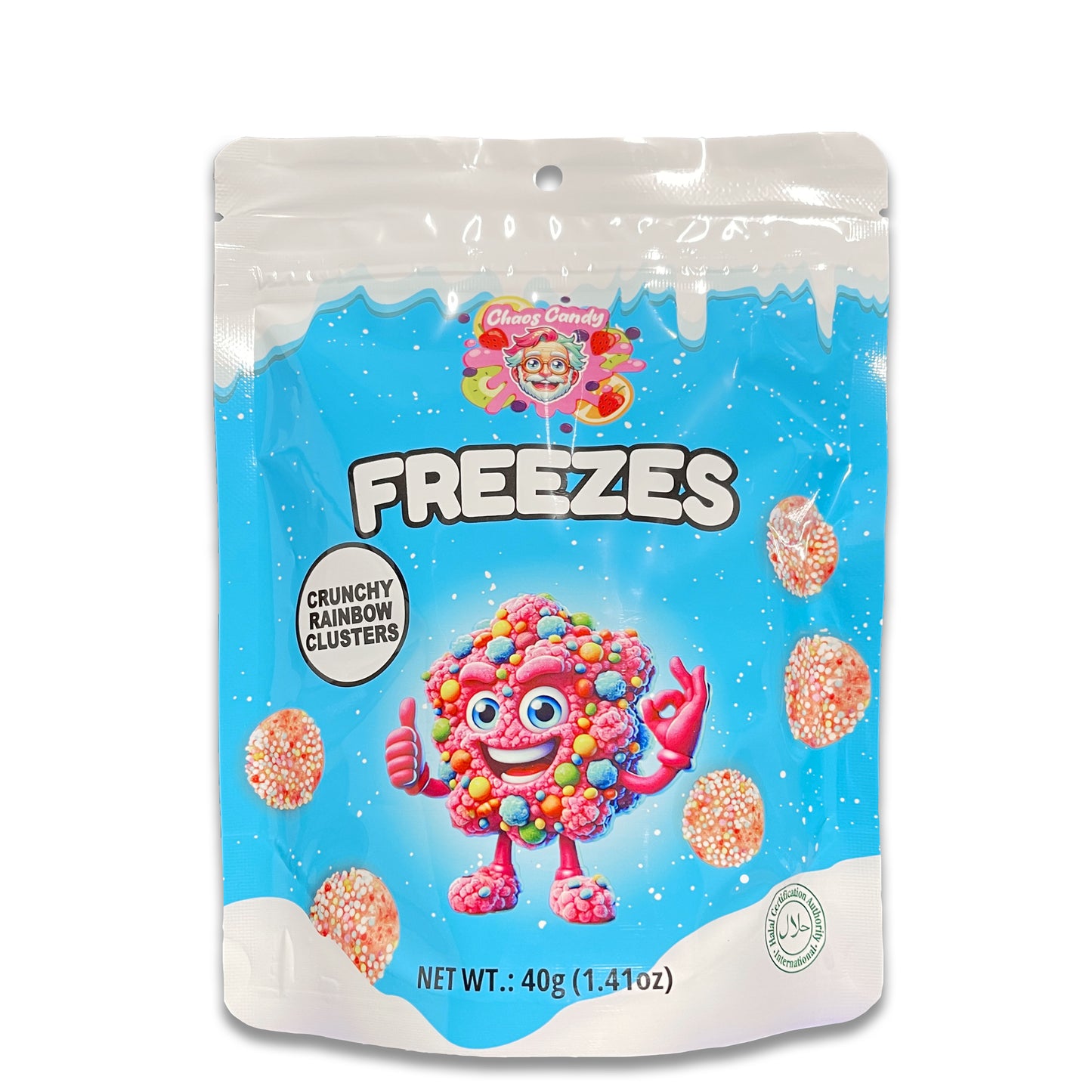 🌀💥 CHAOS Candy Crunchy Gummy Cluster Sky Blue 40g – Knusprig. Fruchtig. Chaos pur! 🍬
Bereit für ein Geschmackserlebnis, das alles sprengt? 🤯💙 Diese freeze-dried Gummy Clusters liefern dir den süß-sauren Kick in crunchy Form – fruchtig, bunt und himmlisch blau! 💫🫐
Ob beim Chillen mit Freunden 🛋️, im Unterricht (heimlich 🤫) oder als Snack beim Serienmarathon 📺 – CHAOS Candy ist immer dabei!
✔️ Himmlisch blauer Gummispaß 💙
✔️ Crunchy Textur dank Freeze-Drying ❄️
✔️ 40g purer Nasch-Spaß 💥
🍭 Hol