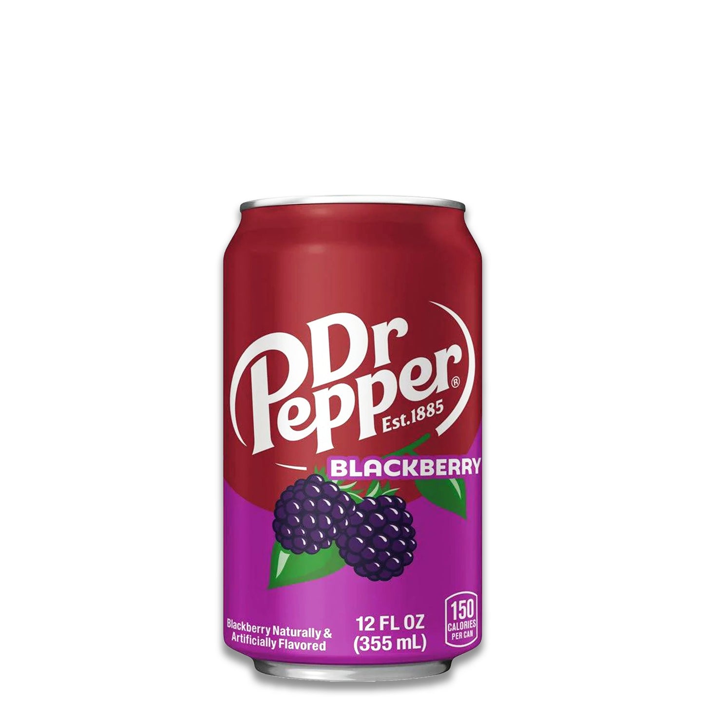 Dr. Pepper Blackberry 355ml kaufen – Brombeer-Cola Limited Edition aus den USA
Jetzt Dr. Pepper Blackberry 355ml bestellen – die fruchtig-würzige Limited Edition mit Brombeer-Aroma aus den USA. Erfrischend anders. Exklusiv bei Snack Cube!