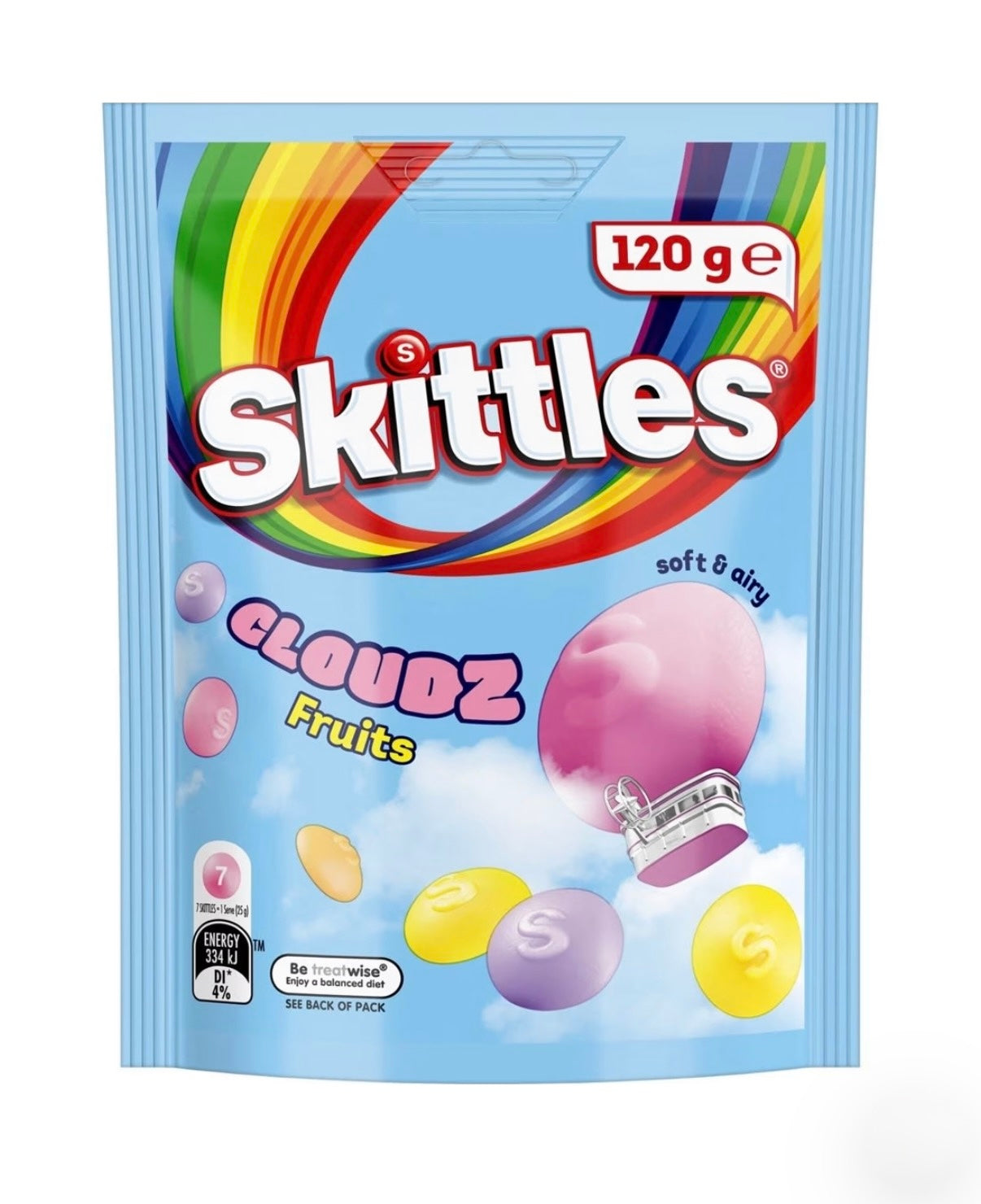SKITTLES SQUISHY CLOUDZ FRUITS 94g