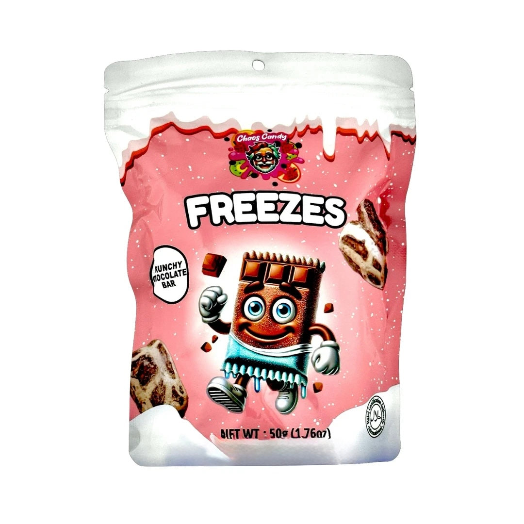 CHAOS CANDY FREEZES CRUNCHY CHOCOLATE 50G