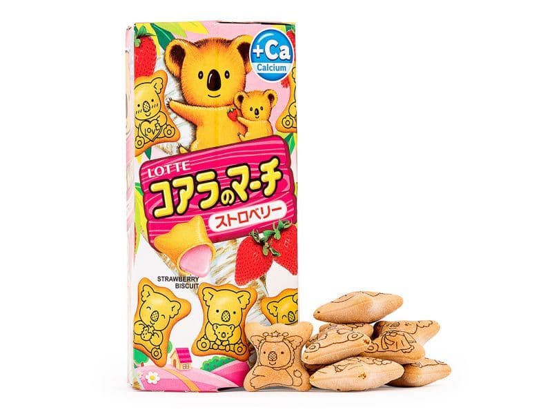 LOTTE KOALA'S MARCH STRAWBERRY BISCUIT 48G MHD 11/25