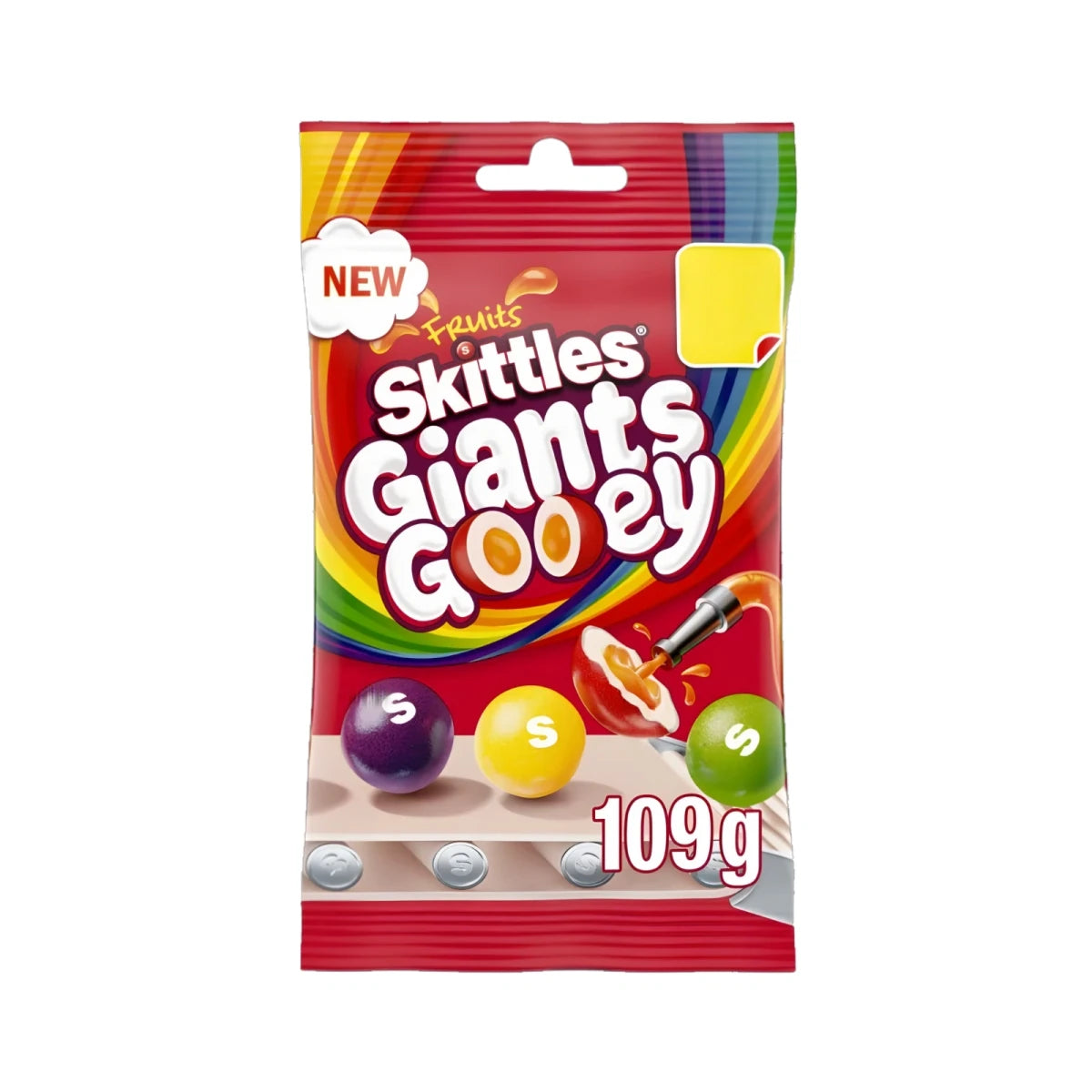 SKITTLES FRUIT GIANTS GOOEY 109G