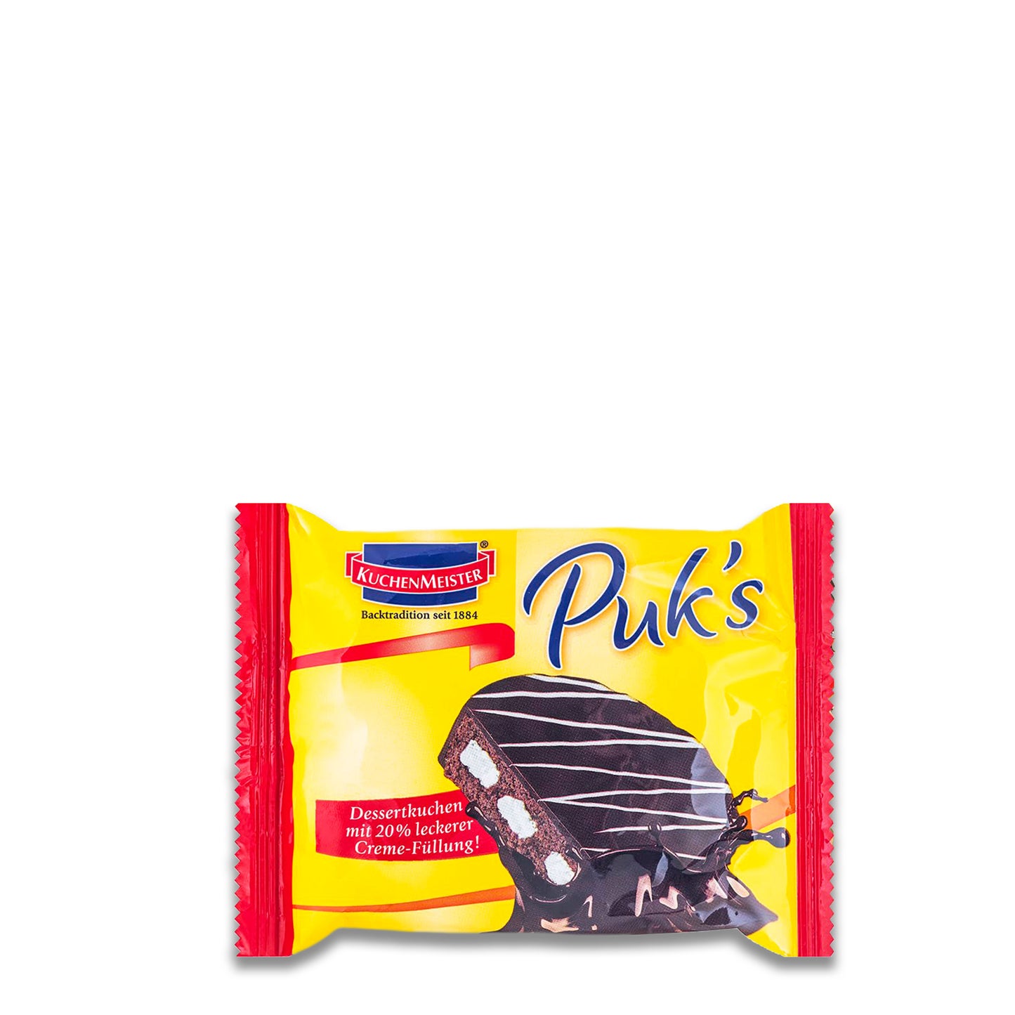 Kuchenmeister Puk's Dessertkuchen 62g – Fluffiger Kuchen-Snack für unterwegs
Jetzt Kuchenmeister Puk's Dessertkuchen 62g entdecken! Saftig, locker & super lecker – der perfekte Mini-Kuchen für zwischendurch. Jetzt probieren! 🍰✨