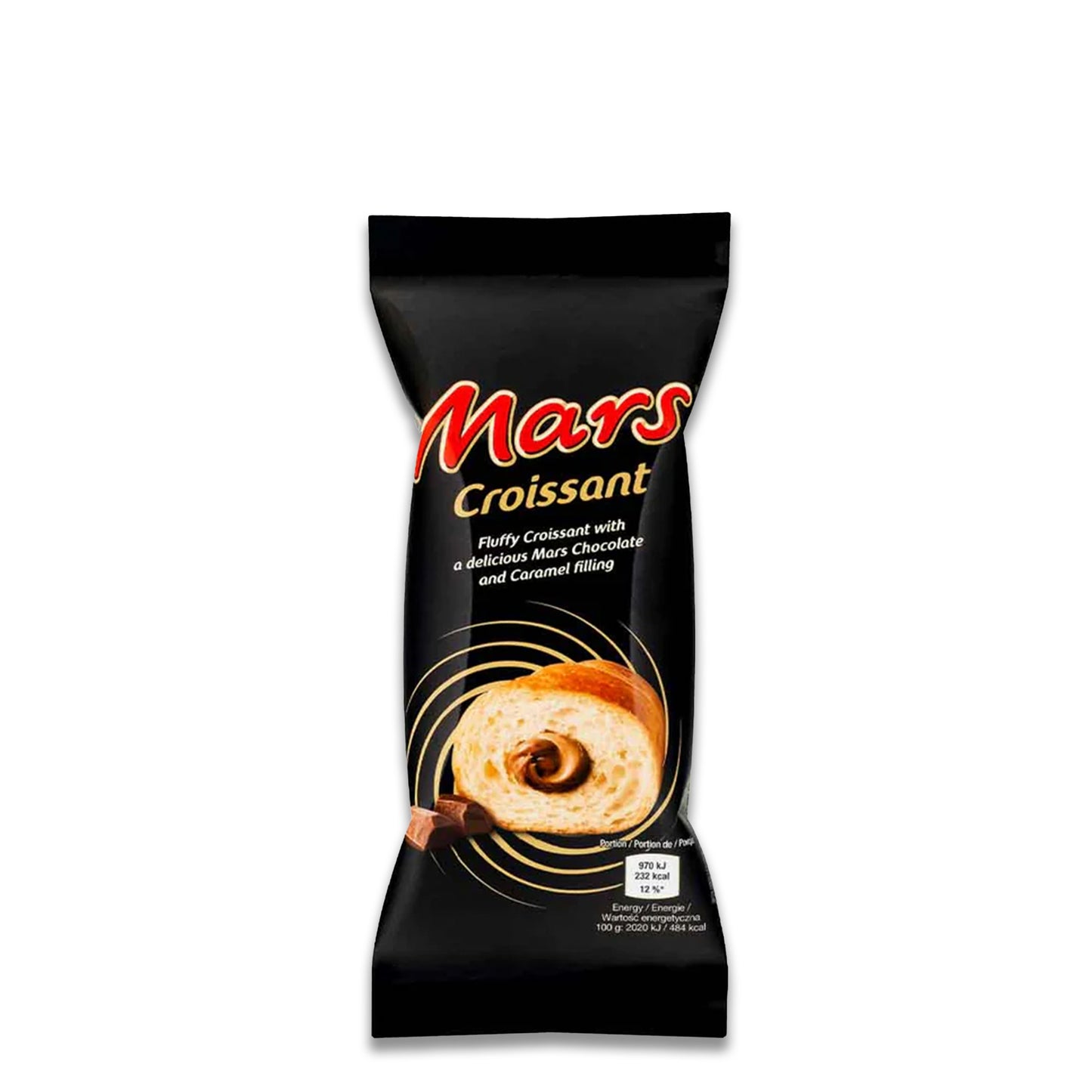 Jetzt Mars Croissant 48g online bestellen – luftiger Croissantteig mit cremiger Mars-Füllung aus Schoko, Nougat & Karamell. Der Snackklassiker neu interpretiert!