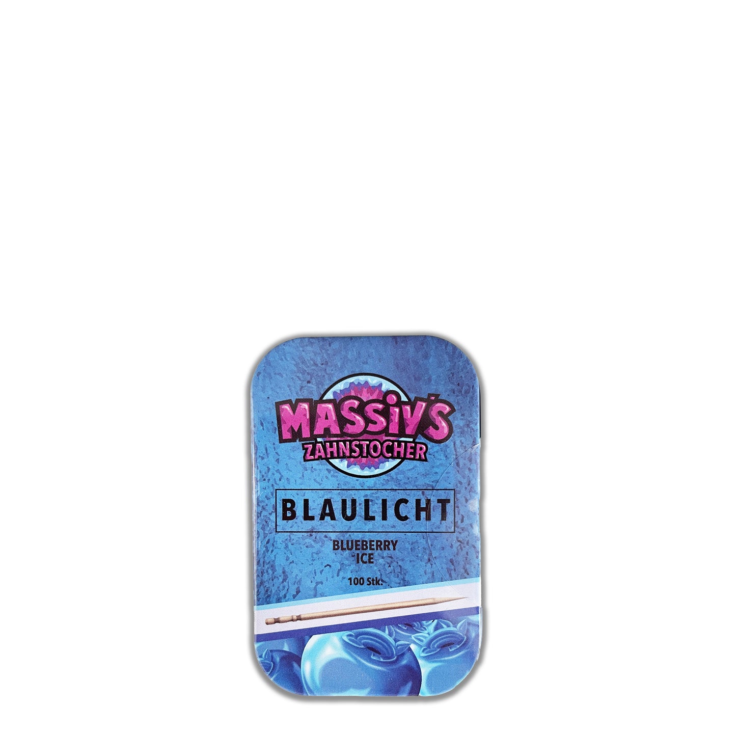 MASSIV'S Zahnstocher Blaulicht – Blueberry Ice Geschmack | 100 Stück
Erlebe den eisigen Blueberry Ice Geschmack mit den stylischen MASSIV’S Zahnstocher Blaulicht – 100 Stück mit Menthol-Freshness & Rap-Attitüde. Jetzt entdecken!