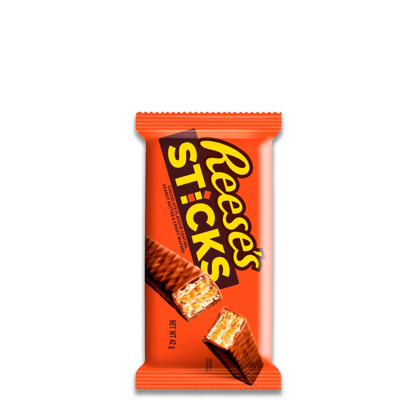 Reese's Sticks 42g – Peanut Butter Waffelriegel online kaufen
Entdecke Reese's Sticks 42g! Knusprige Waffeln, cremige Peanut Butter & Schokolade in einem Riegel. Der perfekte Snack für alle Peanut-Butter-Fans! 🥜🍫🔥