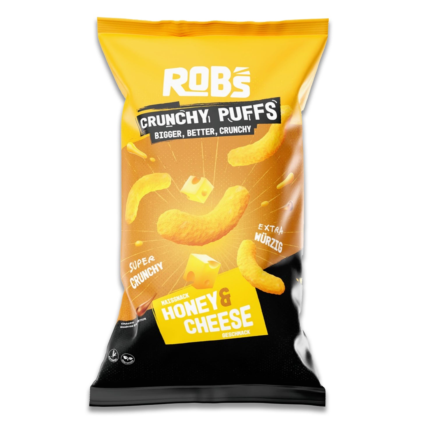 Robs Puffs Honey Cheese 130g – Süß trifft herzhaft in perfekter Harmonie!
