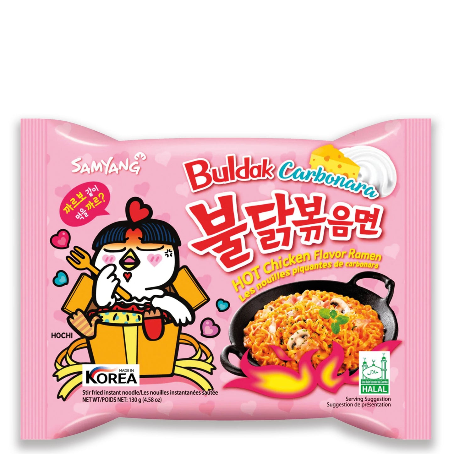 SAMYANG BULDAK RAMEN HOT CHICKEN CARBONARA 5x 130G