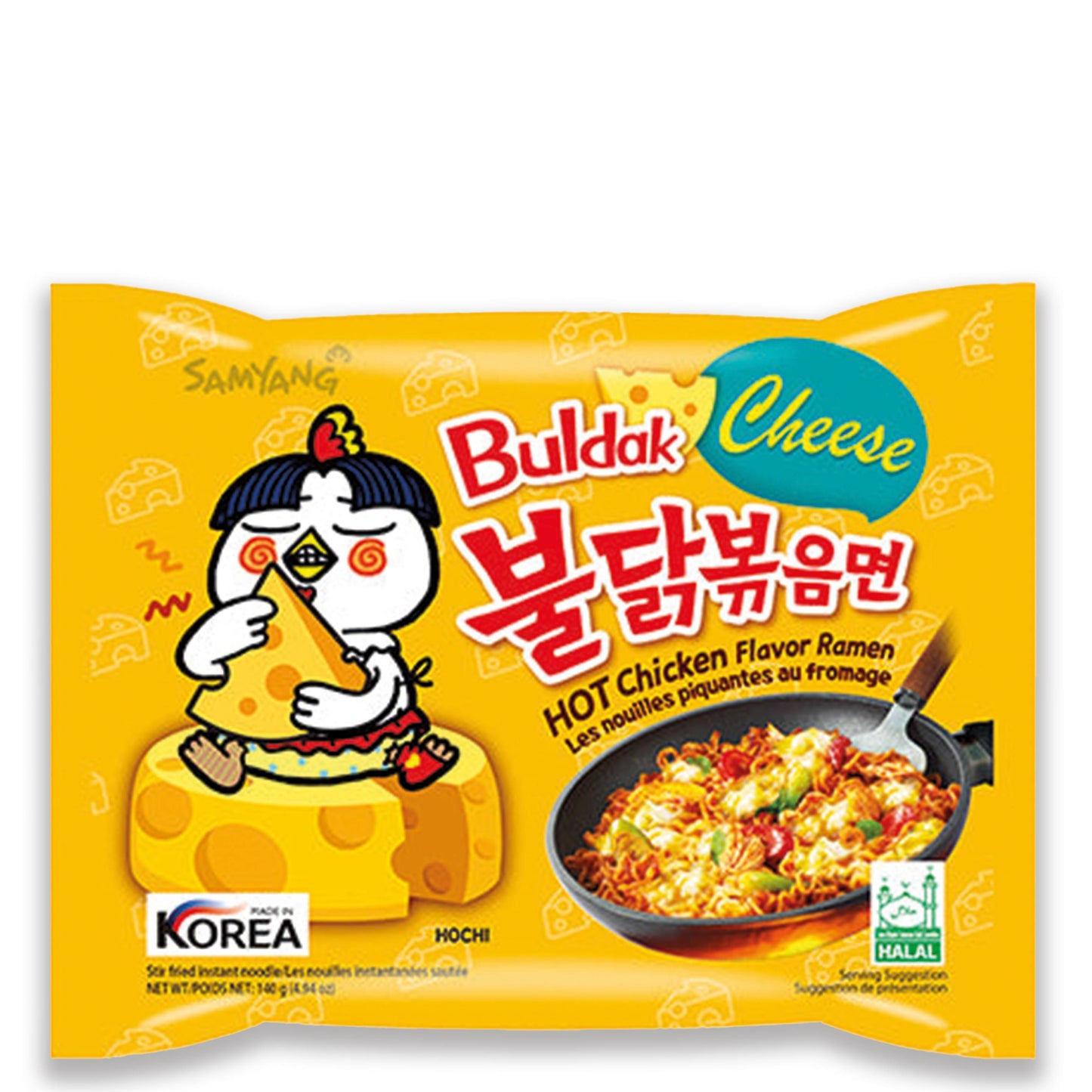 SAMYANG BULDAK RAMEN HOT CHICKEN CHEESE 130G MHD 04/25
