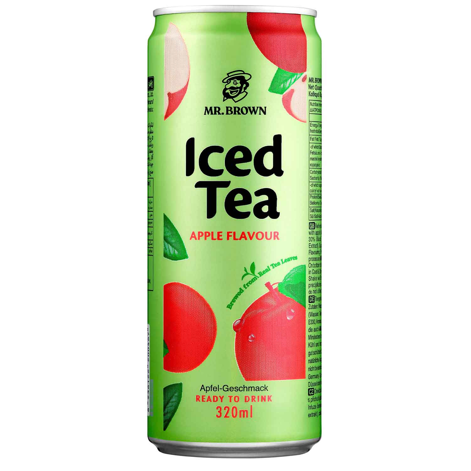 MR. BROWN ICED TEA APPLE 320ML – Snack Cube