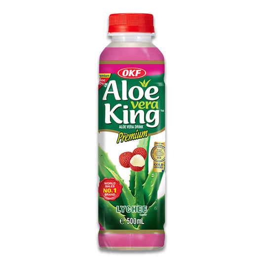 Aloe Vera King Lychee 500ml – Erfrischungsgetränk mit Aloe & Litschi
Jetzt Aloe Vera King Lychee 500ml entdecken! 🍃 Süß-exotischer Litschigeschmack & echte Aloe-Stückchen. Tropisch. Fruchtig. Super fresh! 💖🥤