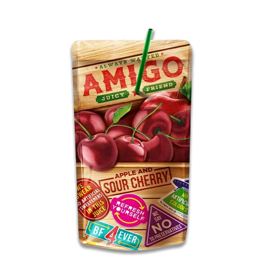 AMIGO Apfel Sauerkirsche – Fruchtiger Drinkgenuss | 200ml

Erlebe mit dem AMIGO Apfel-Sauerkirsche Drink (200ml) die perfekte Balance aus süßem Apfel und säuerlicher Kirsche. Fruchtig, erfrischend und ideal für unterwegs. Jetzt probieren und den Geschmack lieben!