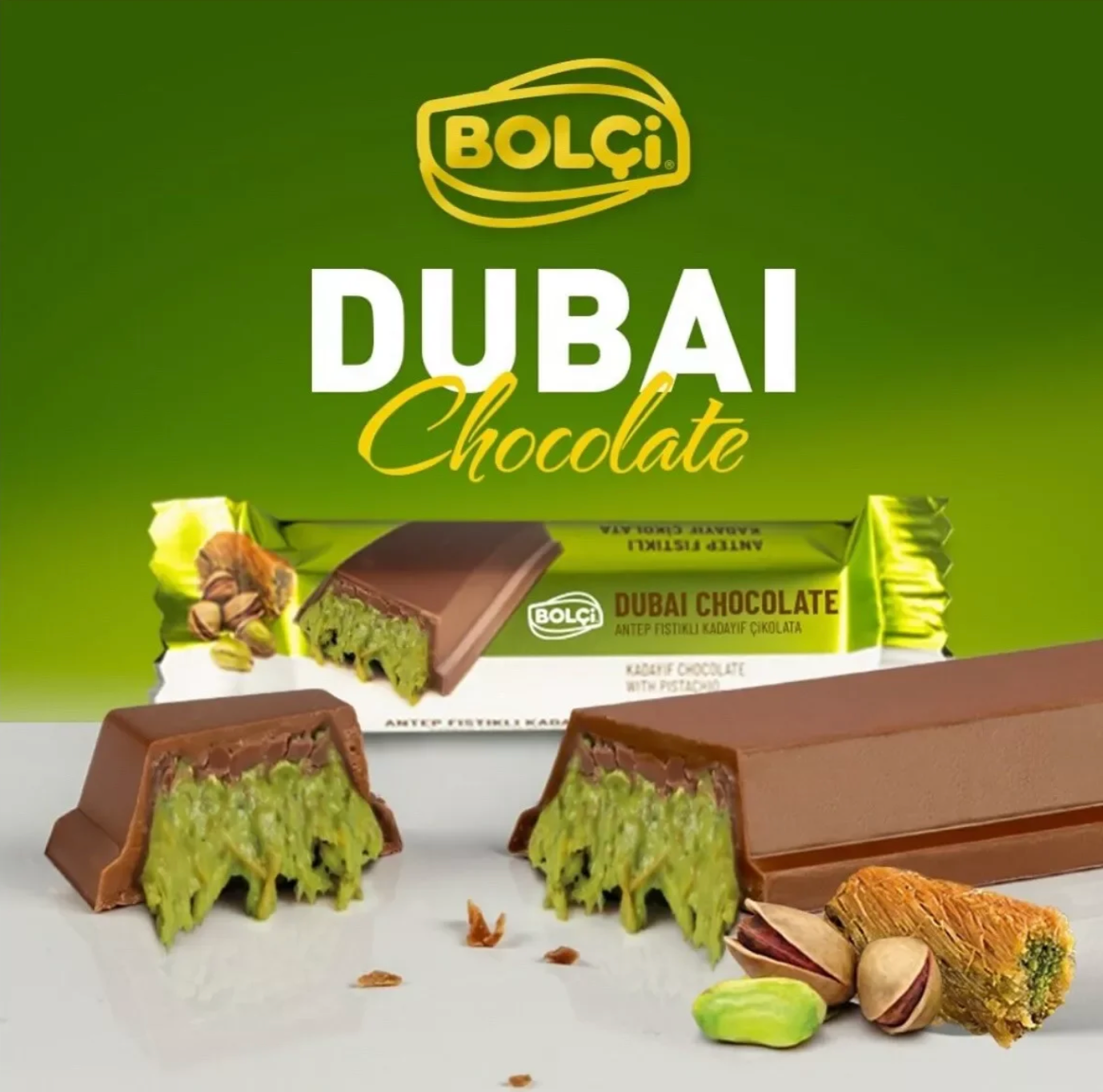 DUBAI SCHOKOLADE BOLCI 30G