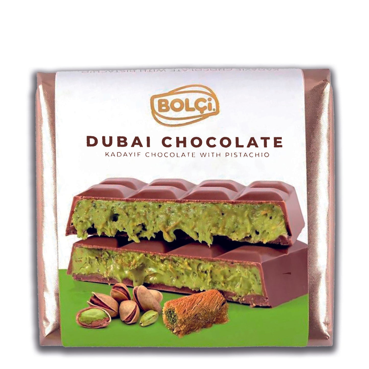 DUBAI SCHOKOLADE BOLCI 100G