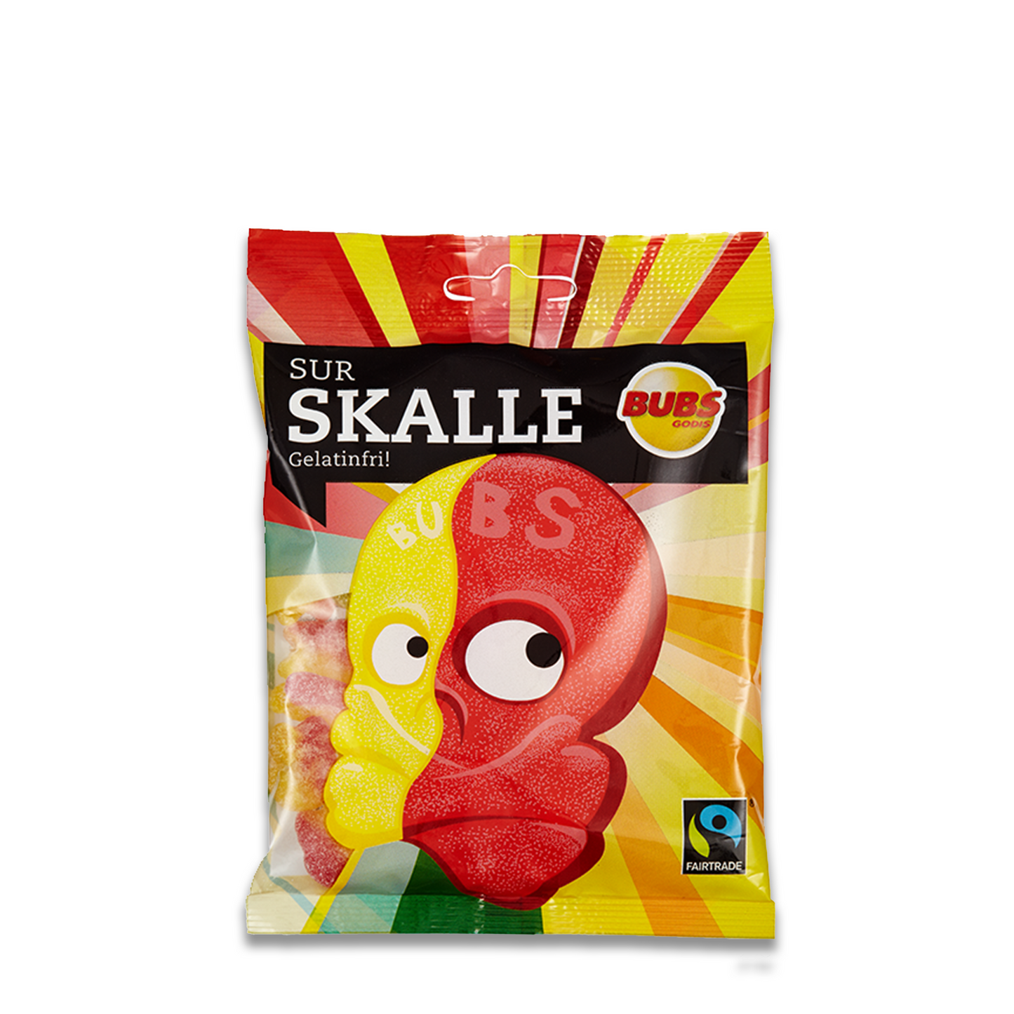 BUBS SKULLS SOUR FRUITY 90G