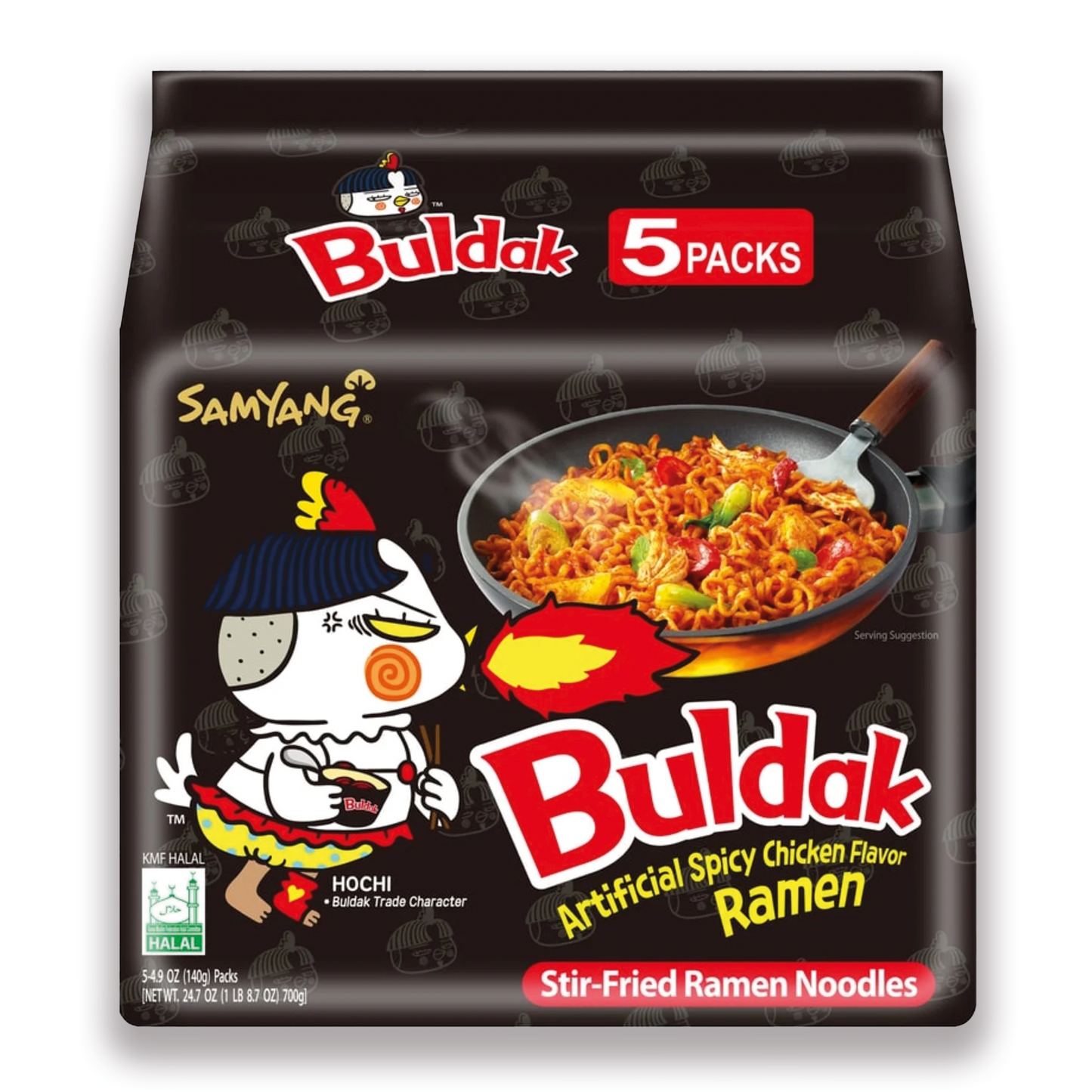 SAMYANG BULDAK RAMEN HOT CHICKEN 5X 130G MHD 05/24