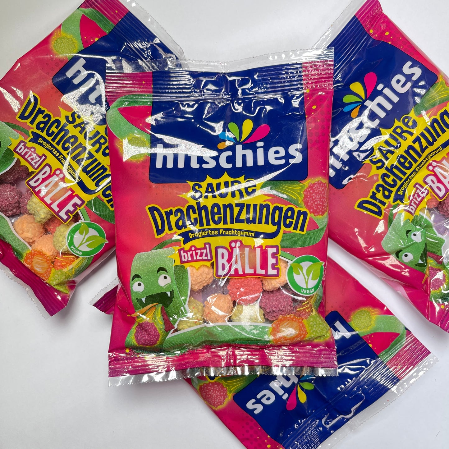 HITSCHIES SAURE DRACHENZUNGEN BRIZZL BÄLLE 100G