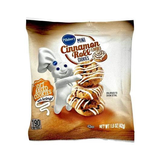 PILLSBURG MINI CINNAMON ROLL COOKIES 42G MHD 11/25