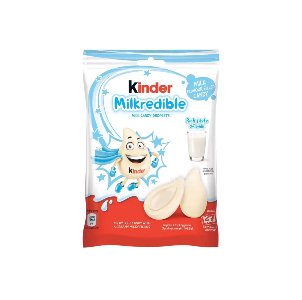 KINDER MILKREDIBLE MILKY WHITE 23,4G