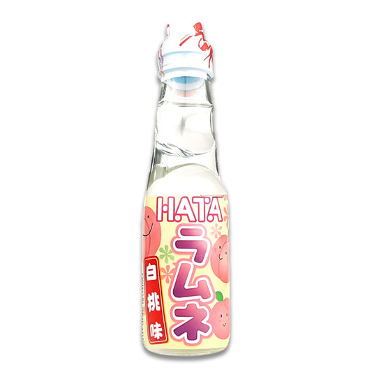 Hata White Peach Ramune 200ml – Japanische Pfirsich-Limo online kaufen

Jetzt Hata Ramune White Peach 200ml entdecken! 🍑 Spritzige Limo mit weißem Pfirsich, kultige Glasflasche & echter Japan-Vibe. Jetzt online bestellen!
