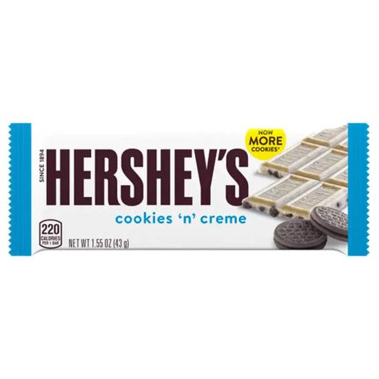 HERSHEY COOKIES N CREAM 43G