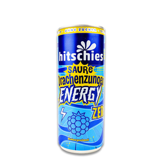 HITSCHIES Energy Drink Blue – Saure Drachenzungen Geschmack | 250ml

Entdecke den HITSCHIES Blue Energy Drink mit dem kultigen Geschmack saurer Drachenzungen. Fruchtig-sauer, belebend & perfekt für alle Energy-Fans. Jetzt online sichern – nur solange der Vorrat reicht!