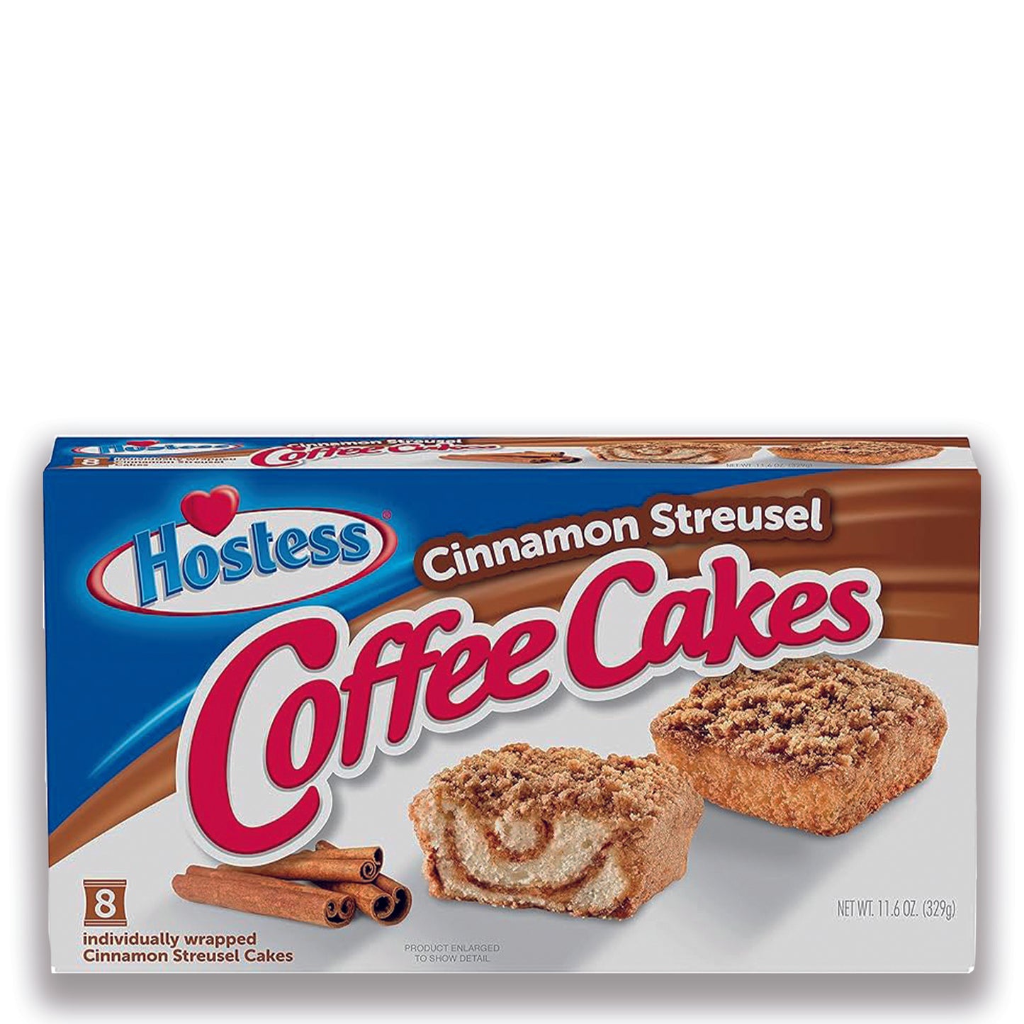 HOSTESS COFFEE CAKES CINNAMON STREUSEL 329G