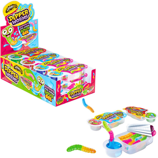 JOHNNY BEE DIPPER WORMS SOUR GEL 60G