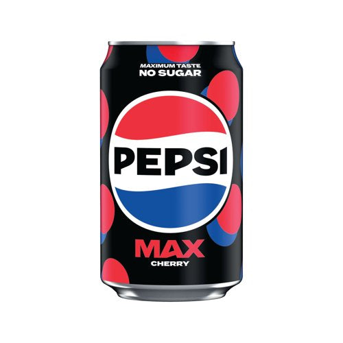 PEPSI MAX CHERRY 330ML MHD 09/25