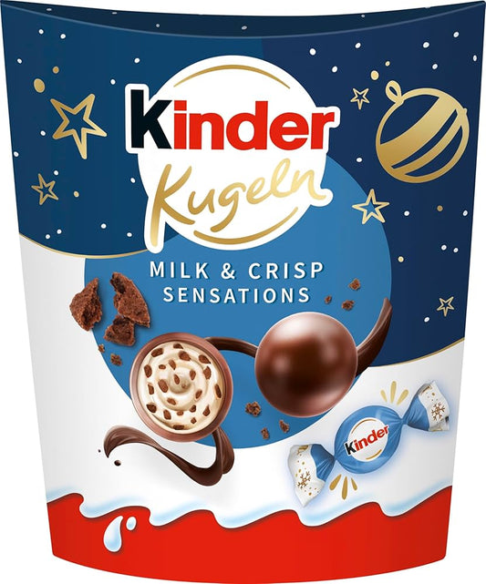 KINDER KUGELN MILK & CRISPY BITS SENSATIONS 90G