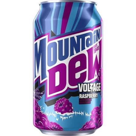 MOUNTAIN DEW VOLTAGE RASPBERRY 355ML