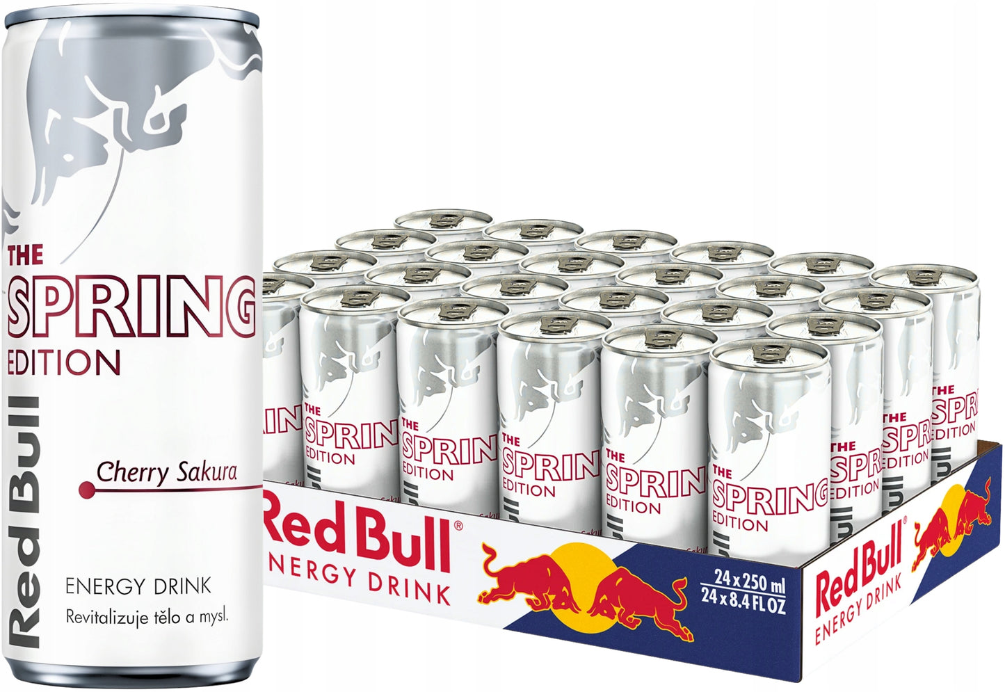RED BULL ENERGY DRINK THE SPRING EDITION KIRSCHE SAKURA 250ML 24x