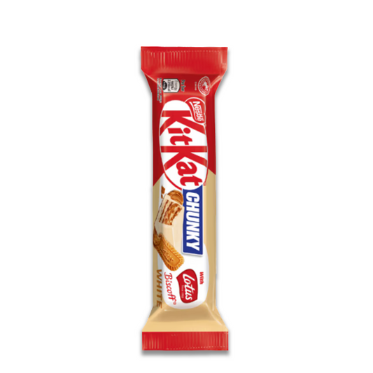 KITKAT CHUNKY LOTUS BISCOFF WHITE 42G