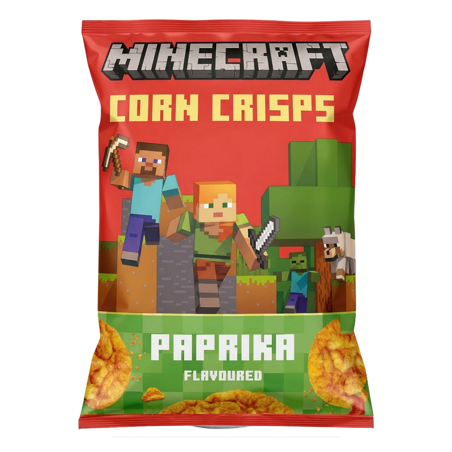 MINECRAFT CORN CRISPY PAPRIKA 60G