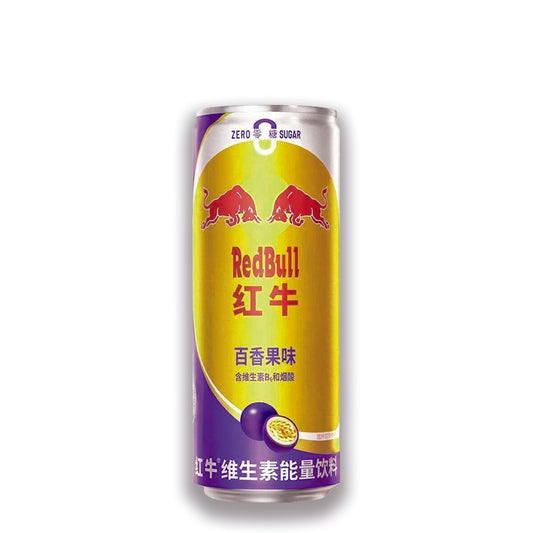 RED BULL PASSION FRUIT ZERO SUGAR 325ML