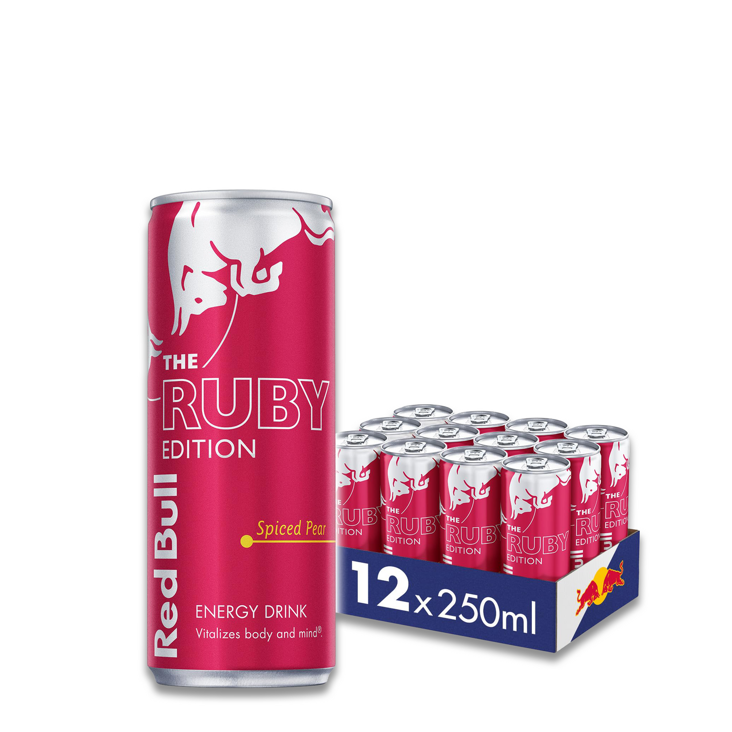 RED BULL ENERGY DRINK SPICED PEAR 250ML (ENGLAND) 12 TRAY