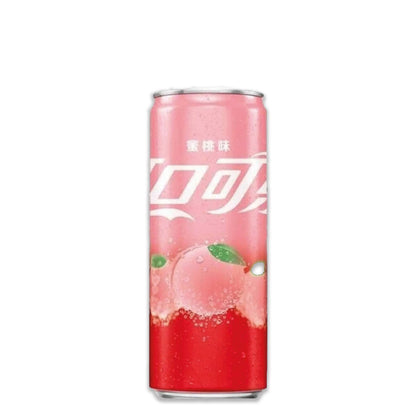 COCA COLA WHITE PEACH 330ML