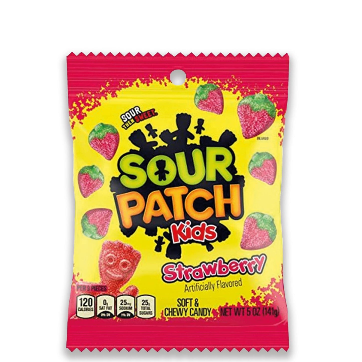 SOUR PATCH KIDS STRAWBERRY 102G MHD 09/24